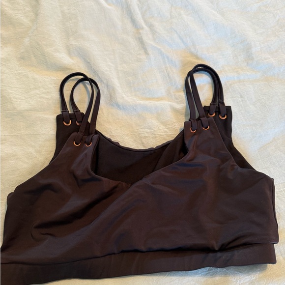 ASOS | Black Double Strap Swim Top - Picture 5 of 8